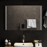 VIDAXL Specchio da bagno LED 90x60 cm