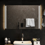 LED de espejo de baño Vidaxl 90x60 cm