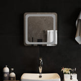 Miroir de salle de bain Vidaxl LED 40x40 cm