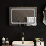 Miroir de salle de bain Vidaxl LED 60x40 cm