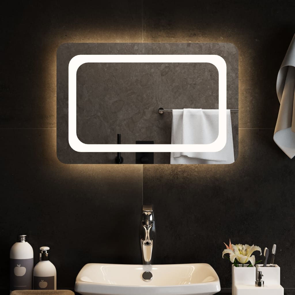 Vidaxl Specchio da bagno LED 60x40 cm