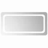 Vidaxl badkamerspiegel led 80x40 cm
