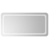 Miroir de salle de bain Vidaxl LED 100x50 cm