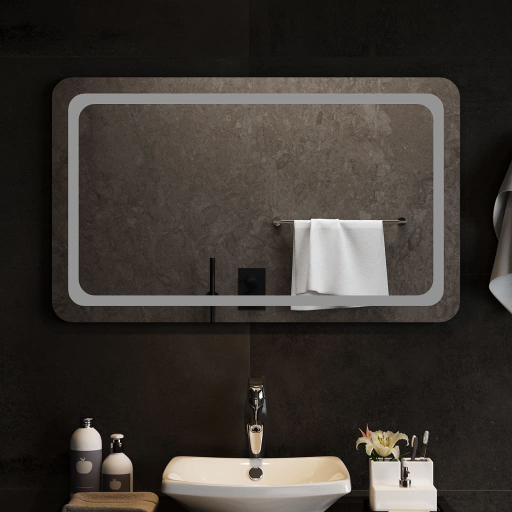 Vidaxl Bathom Mirror LED 100x60 cm