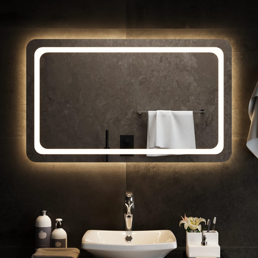 Vidaxl Bathroom Mirror LED 100x60 cm