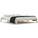 Vidaxl bedframe massief hout 180x200 cm