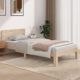 Vidaxl bedframe massief hout 90x190 cm