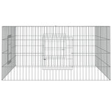 Vidaxl Cage de lapin 110x110x55 cm fer galvanisé