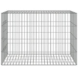 VIDAXL -Kaninchen -Käfig 78x54x54 cm verzinktes Bügeleisen