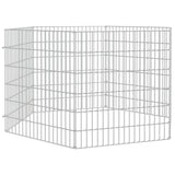 Vidaxl Tierheim 6 Panels 54x60 cm verzinktes Eisen