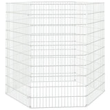 Vidaxl Animal Shelter 6 Pannelli 54x100 cm Galvanizzato