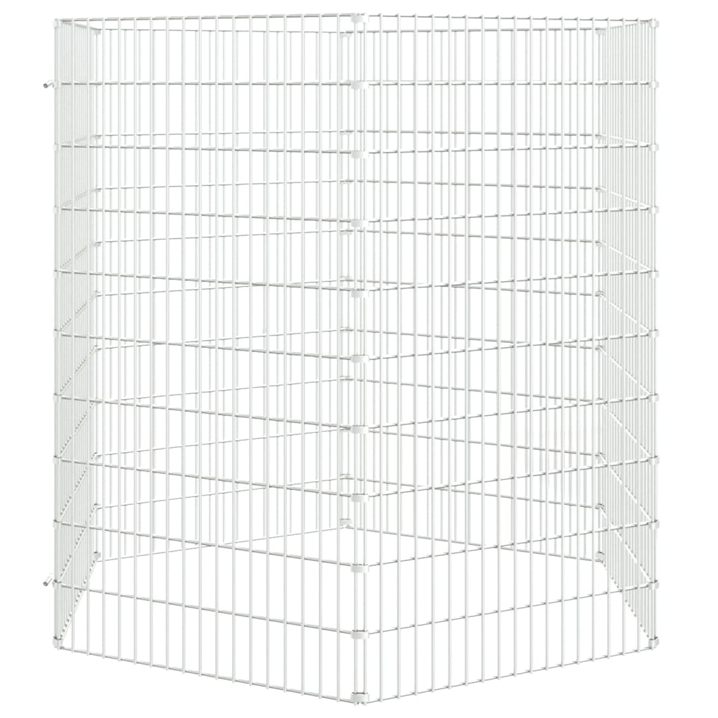 Vidaxl Animal Shelter 6 Pannelli 54x100 cm Galvanizzato