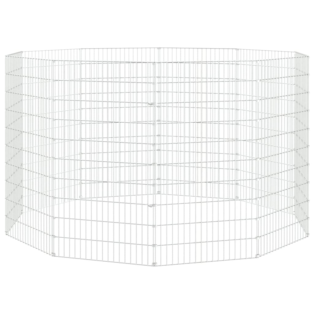 Vidaxl Animal Enclosure 10 panelů 54x100 cm galvanizované železo