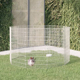 Vidaxl Animal Enclosure 10 panelů 54x100 cm galvanizované železo