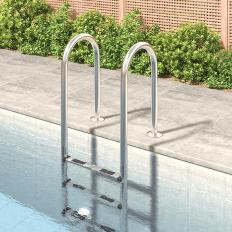 Vidaxl Swimmingpool Leiter 54x38x158 cm 304 Edelstahl