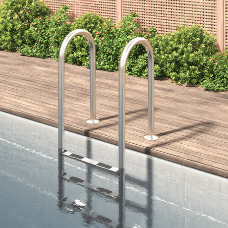 Vidaxl Swimmingpool Leiter 54x38x158 cm 304 Edelstahl