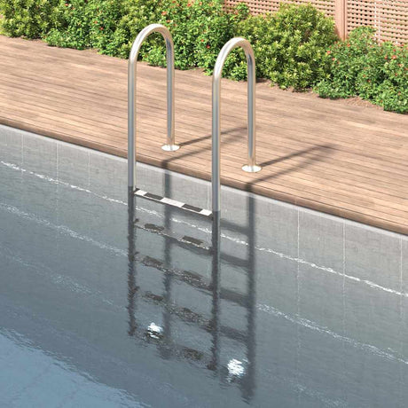 Vidaxl Swimmingpool Leiter 54x38x211 cm 304 Edelstahl