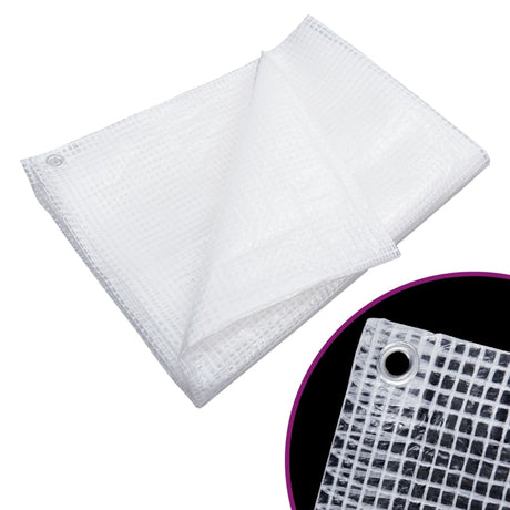 Vidaxl -Gerät Leno 140 g m² 3x4 m Weiß