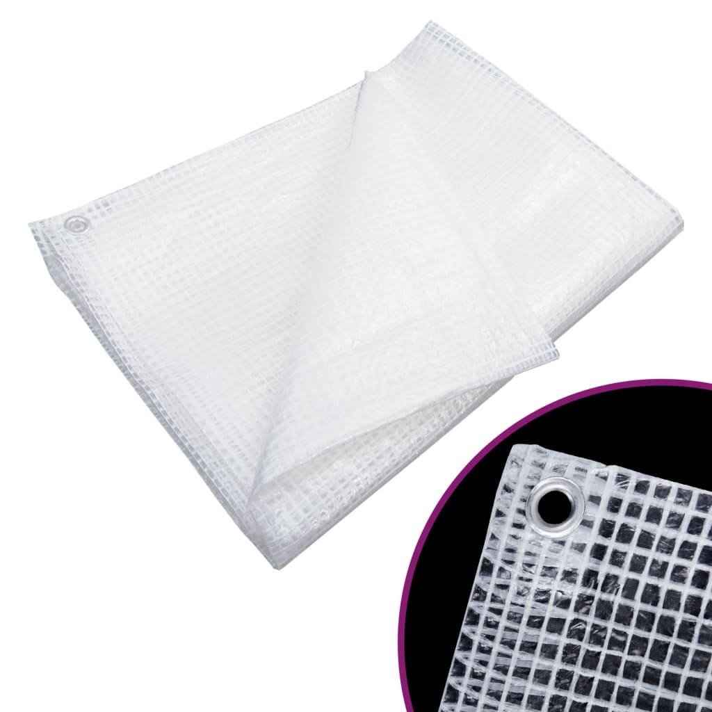Vidaxl -Gerät Leno 140 g m² 8x12 m Weiß