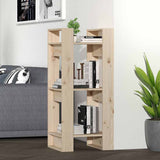 Vidaxl boekenkast kamerscherm 41x35x91 cm massief grenenhout