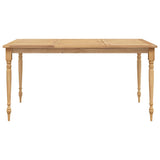 Vidaxl tafel batavia 150x90x75 cm massief teakhout