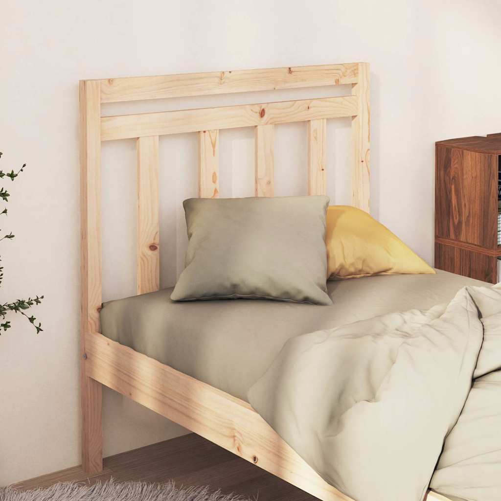 Vidaxl hoofdbord 106x4x100 cm massief grenenhout