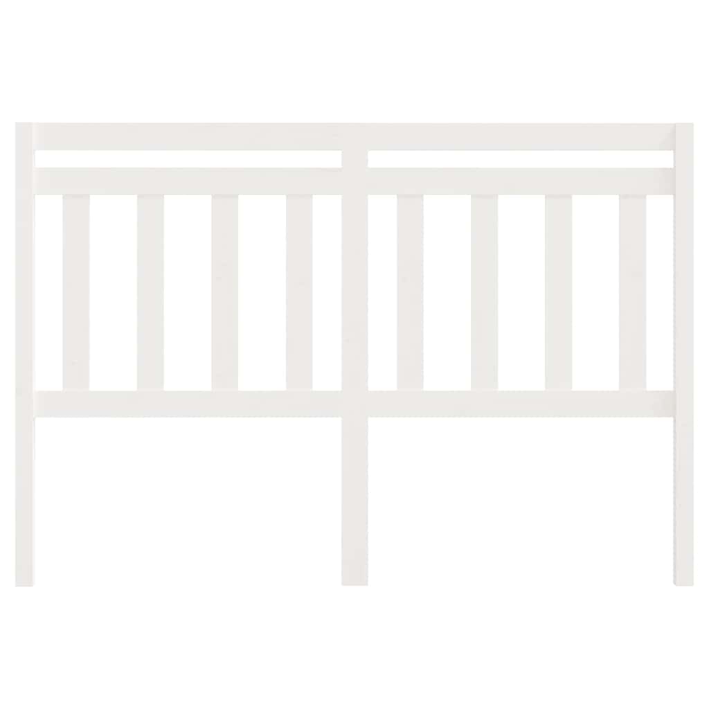 Vidaxl hoofdbord 166x4x100 cm massief grenenhout wit