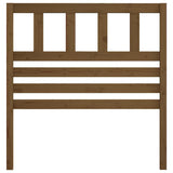 Vidaxl hoofdbord 106x4x100 cm massief grenenhout honingbruin