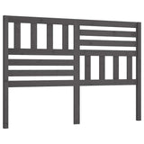 Vidaxl hoofdbord 166x4x100 cm massief grenenhout grijs