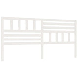 Vidaxl hoofdbord 186x4x100 cm massief grenenhout wit