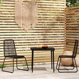 Vidaxl 3-delige tuinset zwart
