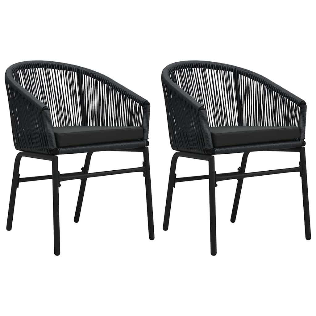 Vidaxl 3-delige tuinset zwart