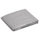 VIDAXL -Gerät 90 g m² 8x10 m HDPE Grau