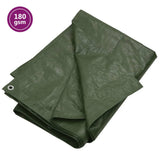 VIDAXL -Gerät Segel 180 g m² 3x5 M HDPE -Grün