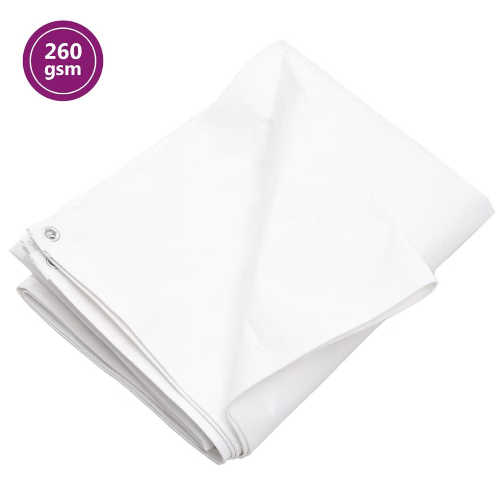 Vidaxl -enhed sejl 260 g m² 3x4 m HDPE White