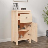 Vidaxl dressoir 40x35x80 cm massief grenenhout