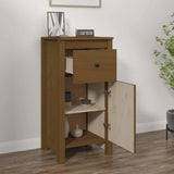 Vidaxl dressoir 40x35x80 cm massief grenenhout honingbruin