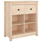 Vidaxl dressoir 70x35x80 cm massief grenenhout