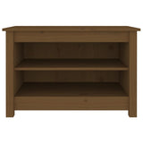 Vidaxl Shoe cabinet 70x38x45.5 cm Solid pine Honey brown