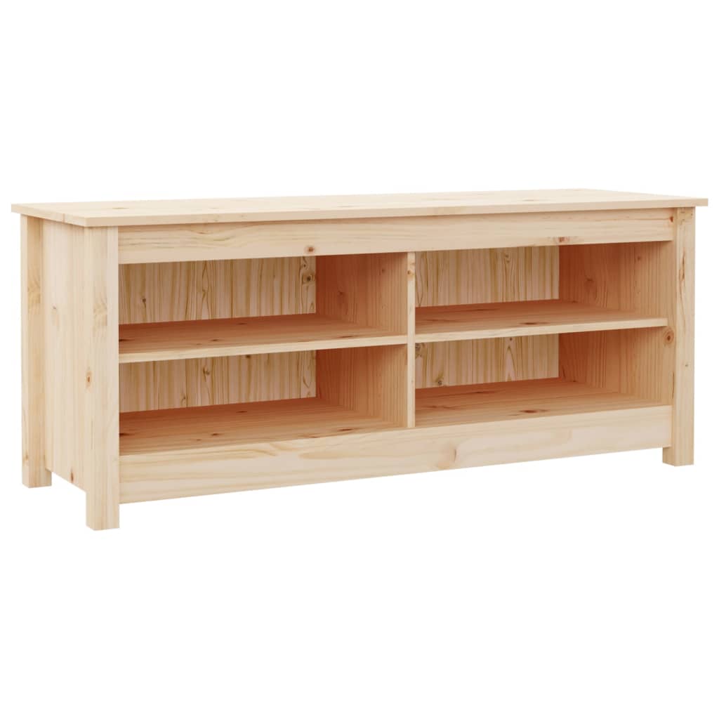 Vidaxl Shoe Soffa 110x38x45.5 cm Solid Pine