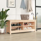 Vidaxl Shoe Soffa 110x38x45.5 cm Solid Pine