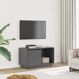 Vidaxl tv-meubel 74x35x44 cm massief grenenhout grijs