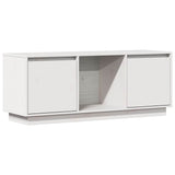 Vidaxl tv-meubel 110,5x35x44 cm massief grenenhout wit