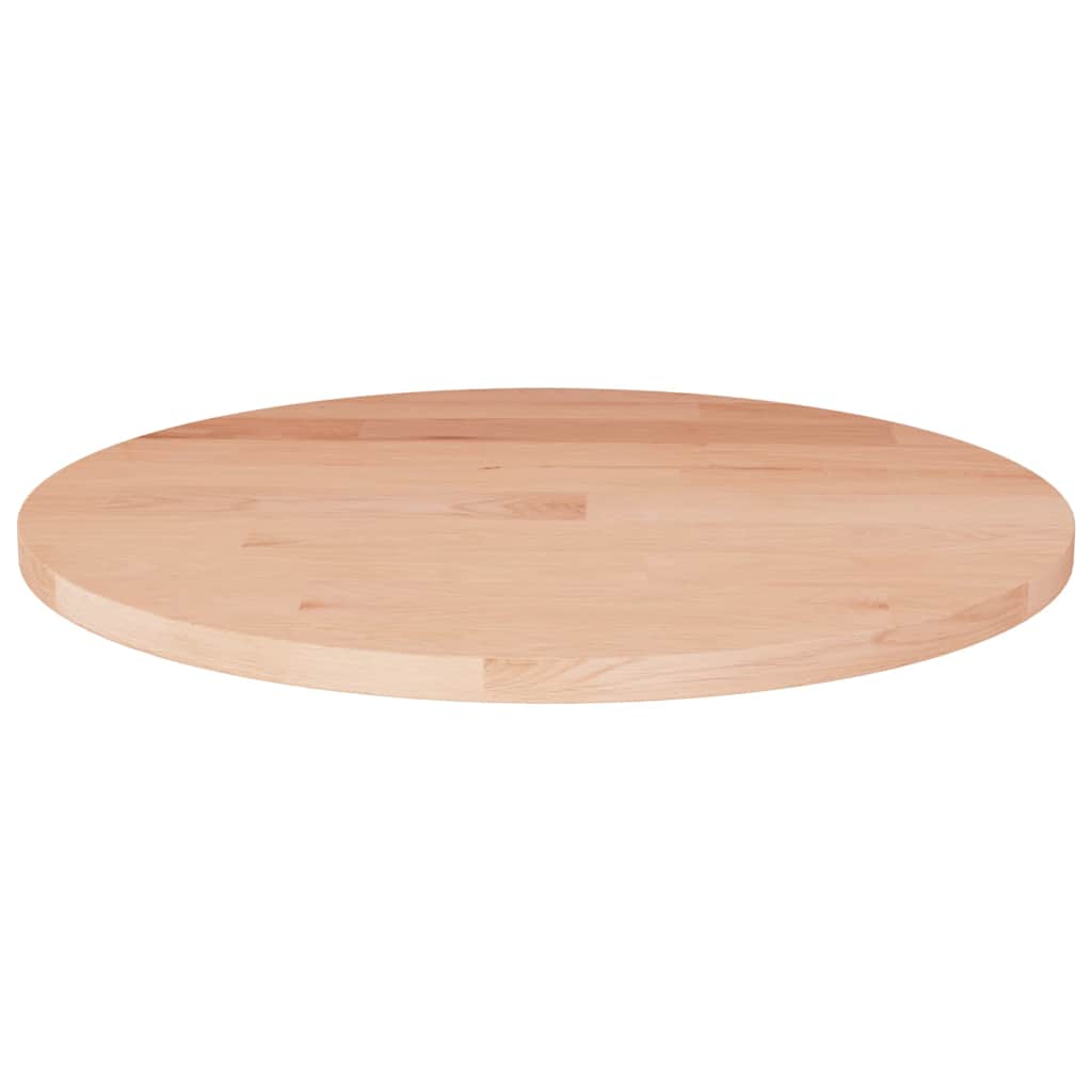 Vidaxl tafelblad rond ø40x1,5 cm onbehandeld massief eikenhout