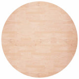 Vidaxl tafelblad rond ø70x1,5 cm onbehandeld massief eikenhout