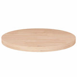 Vidaxl tafelblad rond ø30x2,5 cm onbehandeld massief eikenhout