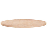 Vidaxl tafelblad rond ø70x2,5 cm onbehandeld massief eikenhout