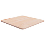 Vidaxl tafelblad vierkant 50x50x1,5 cm onbehandeld massief eikenhout