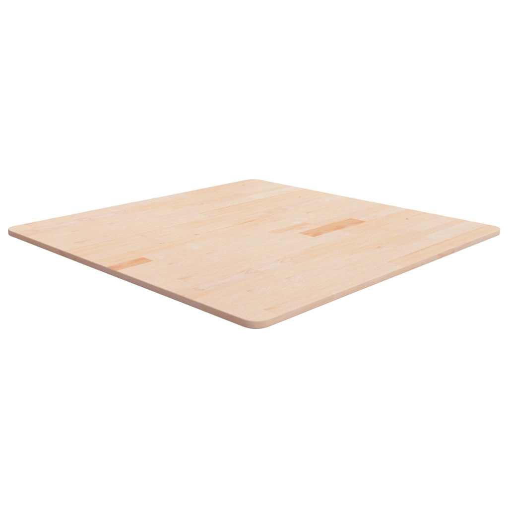 Vidaxl tafelblad vierkant 90x90x1,5 cm onbehandeld massief eikenhout