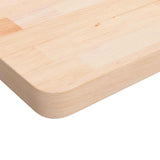 Vidaxl tafelblad vierkant 90x90x4 cm onbehandeld massief eikenhout